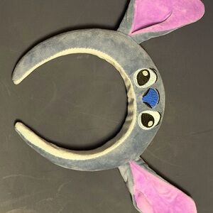 Disney Blue and Purple Stitch Plush Headband